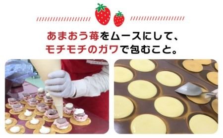 あまおう苺入りどら焼き「どらきんぐエース」16個セット≪糸島市≫【株式会社エモテント】 どら焼き/あまおう/あまおう苺/イチゴ/伊都きんぐ [AVH002]