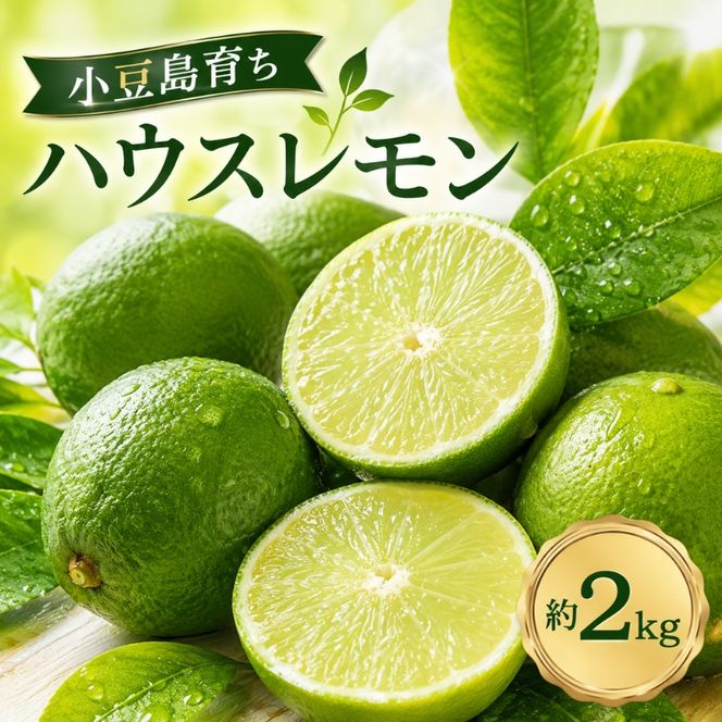 【 小豆島 】小豆島ハウスレモン 約2kg 果物類 フルーツ 柑橘類 檸檬 
