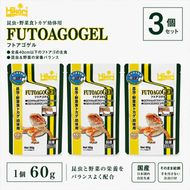 キョーリン フトアゴゲル 60g 3個 フード 餌 爬虫類 トカゲ 主食 ペットフード 昆虫食 野菜食 総合栄養食 ひかり菌 半ねりタイプ ゲルフード ベビー サブアダルト 飼育用品 国産 爬虫類フード フトアゴ フトアゴ用フード