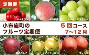 ［年6回定期便］ 小布施町の人気フルーツ定期便6カ月コース ［小布施屋］ 定期便 頒布会 フルーツ 果物 令和7年産 【2025年7月～12月発送】 ［J-3］