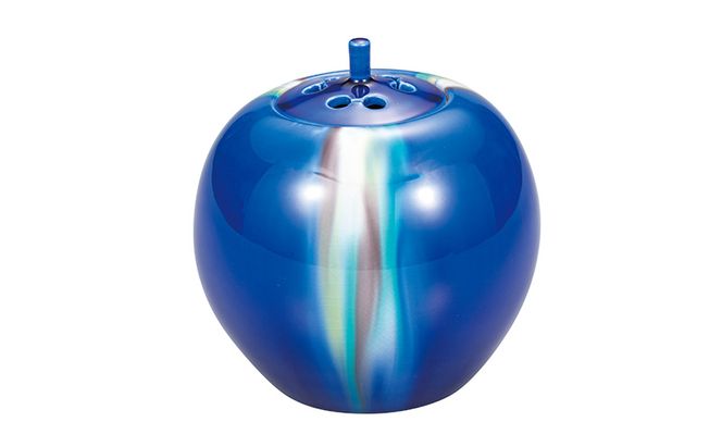 九谷焼　3.5号香炉　釉彩　柴田博作 a05 