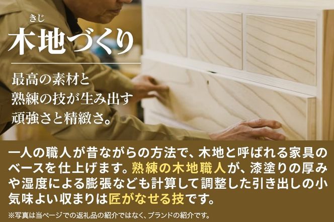 仙台箪笥 文箱 朱色漆塗り 竜金具|06_kyk-400201