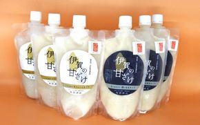 伊賀の甘ざけ詰合せ6本 濃いまま（食べる）タイプ3本／ストレートタイプ3本 mnsk0001