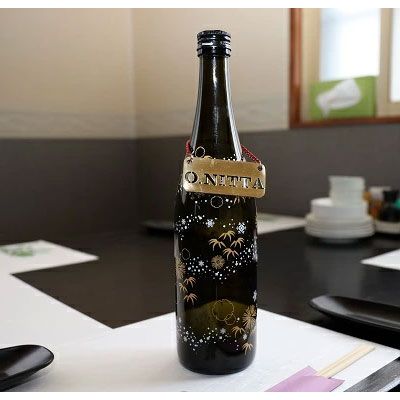 真鍮製オリジナルボトルキーパー（名前刻印・7×3×0.3cm） 雑貨 日用品 工芸品 装飾品 