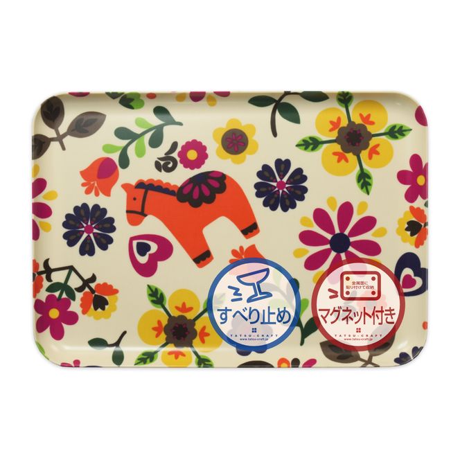 TATSU-CRAFT マグネットトレー M 33cm ポルカ すべり止め付き ［Tk1091］ 303446_DA90820