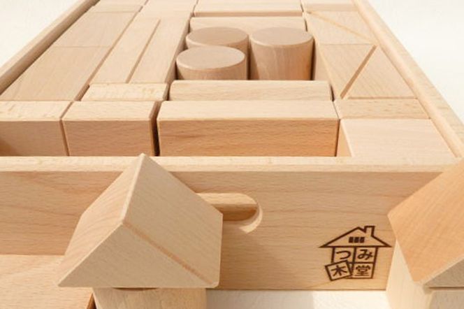 白木つみ木 一段（340×250×68mm）天然無垢 白木つみ木 つみき 積み木 木のおもちゃ つみ木堂 群馬県 明和町|10_tmd-040101