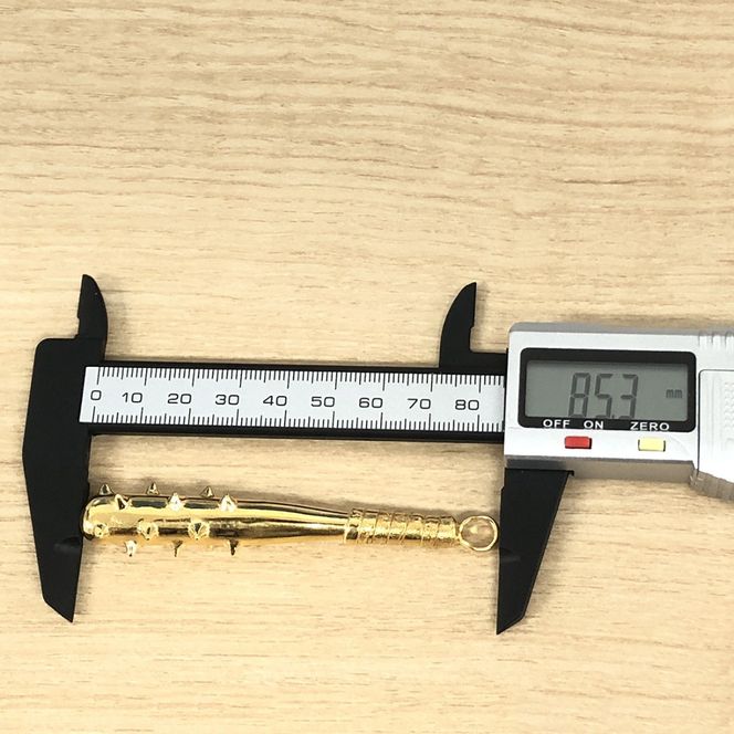 鬼の金棒のフィギュア(小)　置物　オブジェ　インテリア　24金　K24