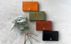 本革 ノンステッチ名刺入れ・カードケース 栃木レザー ファッション小物 革小物 シンプル カード入れ ビジネスシーン 手触りが良い 牛革 プレゼント ギフト 