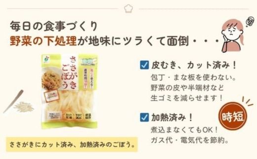 「うまみ丸ごと野菜 国産ささがきごぼう 100g」×20袋 ※離島への配送不可