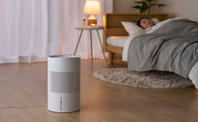 丸洗い気化加湿器 AHM-MVU55A-W ホワイト 加湿器 お手入れ簡単 アイリスオーヤマ 4L 気化式 気化式加湿器 上から給水 上部給水 最大15畳対応 ヒーターレス 省エネ 節電 全分解可能 羽まで洗える 丸洗い 洗いやすい 清潔 おしゃれ