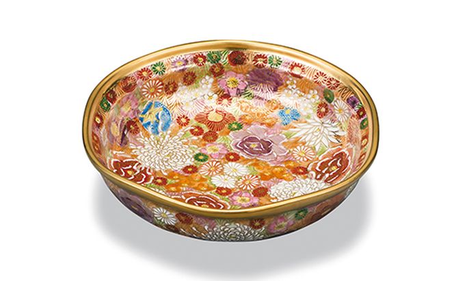 6号鉢　金花詰 民芸品 工芸品 雑貨 食器 鉢皿 小鉢 キッチン雑貨 キッチン用品 