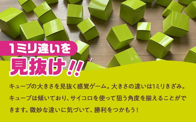 1ミリ違いのキューブを見抜くゲーム「1ミリ感覚キューブ」【キッズデザイン賞「経済産業大臣賞」受賞】【 テーブルゲーム 神奈川県 小田原市 】 142069_GB010