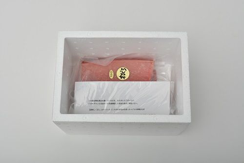 【2-134】国産本まぐろ中トロ赤身冷凍短冊セット　600ｇ以上