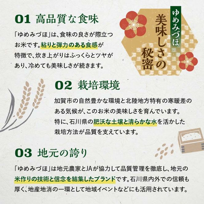 復興応援米 令和8年産 ゆめみづほ 精米 10kg 最短5営業日以内発送 ギフト 贈り物 グルメ 食品 復興 震災 コロナ 能登半島地震復興支援 北陸新幹線 F6P-3422