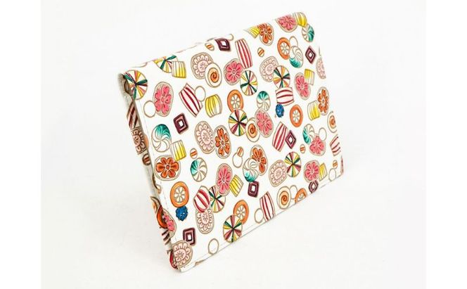 【文庫屋大関】パーソナルホルダー　飴【皮革工芸品】 民芸品 雑貨 日用品 文房具 革小物 革製品 ファイル ケース 