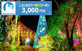 【沖縄市】しろくまツアーで利用可能なWEB旅行クーポン (3千円分) 沖縄旅行 観光 ツアー トラベルクーポン 電子クーポン 3000円 沖縄市 / 株式会社ホワイト・ベアーファミリー[BCAV001]
