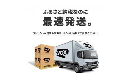 VOX バナジウム 強炭酸水 500ml 24本 選べる コーラフレーバー ミントフレーバー 防災グッズ 保存 ストック 防災 備蓄 山梨 富士吉田