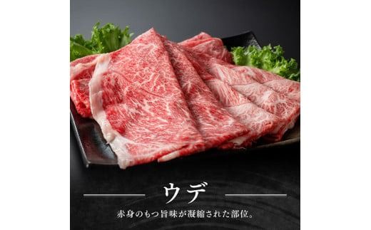 ※発送時期が選べる※宮崎牛ウデ焼しゃぶ 500g 【 肉 牛肉 国産 宮崎県産 黒毛和牛 すき焼き スキヤキ しゃぶしゃぶ 和牛 4等級  A4ランク うで スライス 】 [D11120]