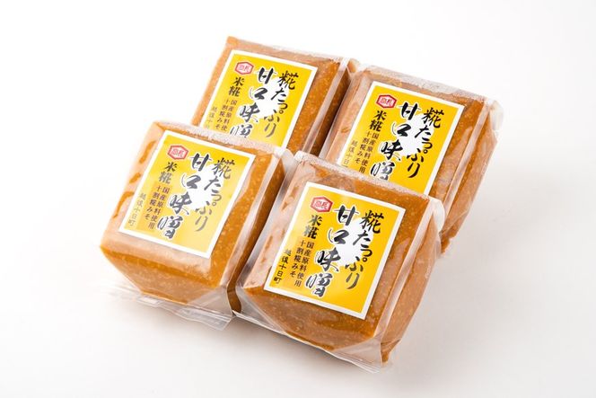 高長醸造場 十割糀 甘みそセット（3kg） 味噌 調味料 