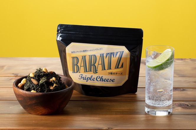 海苔とナッツの濃厚おつまみBARATZ（バラッツ） ガーリックペッパー・旨辛ごま油・3種のチーズ・バターしょうゆ・サワークリーム&オニオン 各8個セット  【お菓子 スナック 菓子 おかし 食品 】 041009_BP013