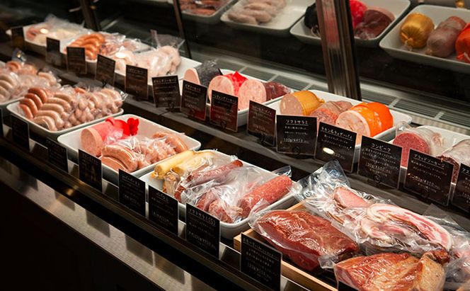 詰め合わせ17点セットE　デリカテッセン山吹 お肉 ハム ソーセージ ウインナー コンビーフ ベーコン レバーペースト 加工品 