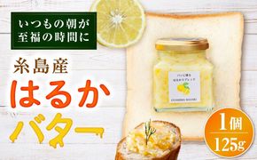 はるかバター 大 1個 糸島市 / 糸島正キ みかん ジャム クリーム[AQA058] バター フルーツバター はるか みかん ジャム かわいい ギフト 贈り物
