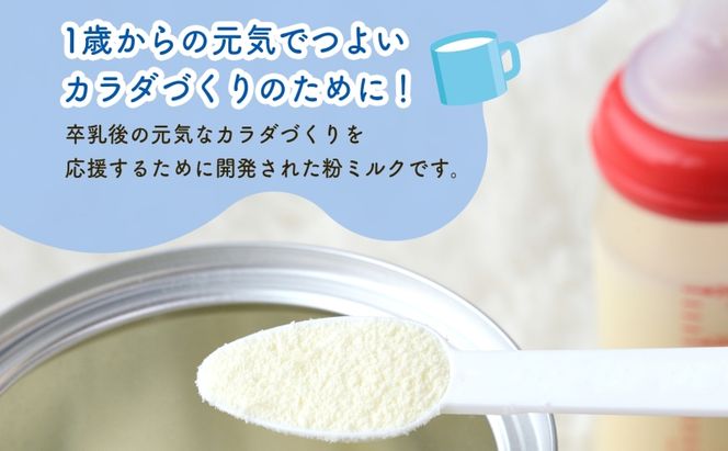 幼児用 粉ミルク アイクレオ ICREO グローアップ ミルク 820g 8缶 1歳以降 MFGM 育児 離乳食 幼児食 おやつ 鉄分 カルシウム ビタミンD 江崎グリコ glico 人気 送料無料  岐阜県 安八町