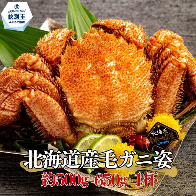 16-191 北海道産毛ガニ　約500～650g×1杯