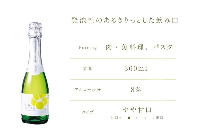 【梨のワインセット 梨花一輪 360ml×1本 梨のスパ－クリングワイン 360ml×1本】常温 梨花一輪 二十世紀梨 和梨 甘口 スパークリング 日本 ワイン お酒 洋酒 飲み比べ 母の日 父の日 記念日 贈答 ギフト おすすめ 香美町 香住 兵庫県 トキワ 15000円 16-24