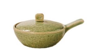 グリーン：伊賀焼 エッグベーカー（大） ngtn0039-2