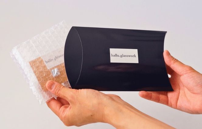 Dichroic(ダイクロ)ガラスピアス(シルバー)【道の駅むなかた】_HA1813-2C