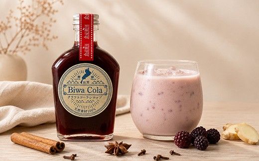 クラフトコーラシロップ「びわコーラ」3種飲み比べ 200ml×3本セット【DC07W】（滋賀県　近江八幡市）