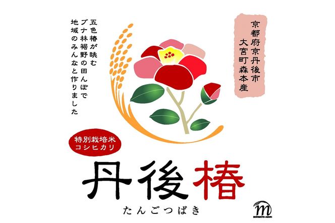 令和8年産 特別栽培米コシヒカリ 丹後椿（京丹後森本産） 2kg【定期便3回】 ご飯 ごはん おにぎり お弁当 おいしい コメ コシヒカリ 新米 こうのとり コウノトリ 米 生産者応援 農家応援　AG00028