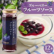 フルーツソース160g　ブルーベリー（12本）和歌山産業提供 山形県 東根市 hi070-010