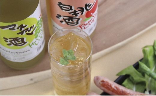 清酒リキュール「白桃酒」「マスカット酒」飲み比べ