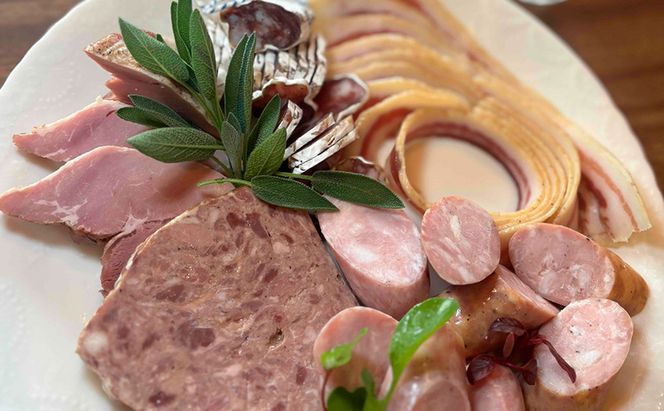 詰め合わせ ブルゴーニュ セット ギフト 肉 お肉 豚肉 豚 ポーク 加工品 サラミ 白カビ ソーセージ つまみ おつまみ 酒のつまみ 冷蔵 愛知 愛知県 日進市