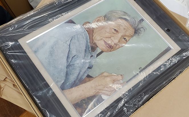 油絵　肖像画　ファミリーポートレート 絵画 結婚祝い 出産祝い 節目 お祝い 家族 友人 親 おじいちゃん おばあちゃん 贈り物 プレゼント オリジナル 