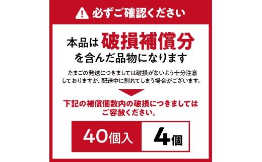 【毎月お届け】新鮮 赤卵「宗像たまご」Mサイズ 40個×12ヶ月定期便 (36個＋補償4個)【JAほたるの里】_HB0216
