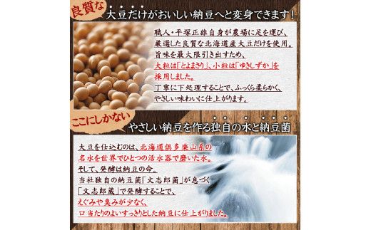 北海道のわら納豆（小粒）80g×12本 たれ付き【くま納豆 北海道産大豆100% 高級 お取り寄せ 藁納豆 ご飯のお供】