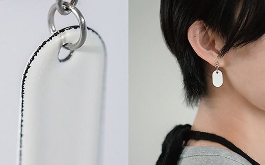 【Unomismo】琺瑯アクセサリー「ボールピアス」