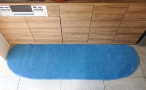 diw0354 北欧風キッチンマット ラグマットタイプ 65×255cm ゆりかご型 ブルームーン 抗菌防臭 SEK 織人しきもの屋工房