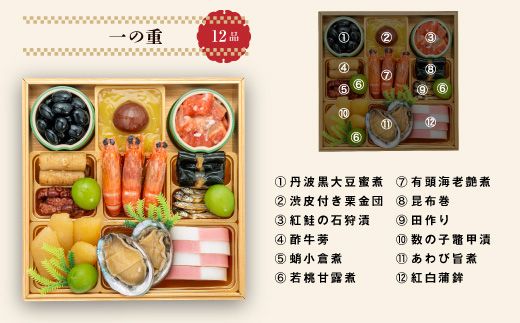 千賀屋謹製 2026年 迎春おせち料理「にほんばれ」和風三段重 3人前 全34品　冷蔵 おせち料理 年内配送 お節 冷蔵おせち 人気 [035S10]