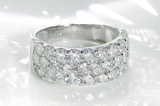 pt900ダイヤモンド パヴェ エタニティリング【2.0ct】 CSR0108 SWAV051