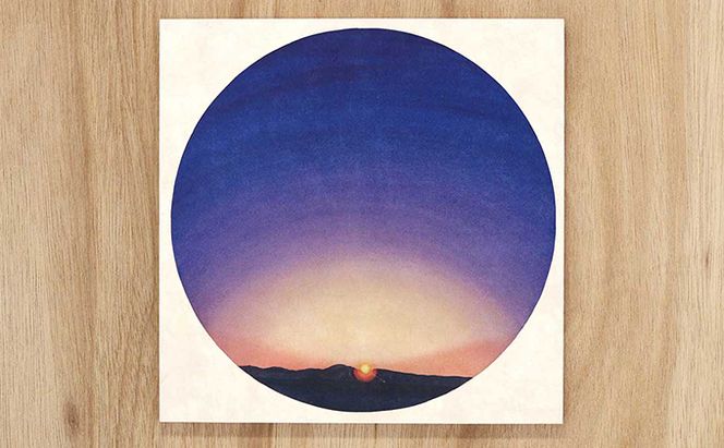 センテンヤアートパネル　『そらもよう』−夜明け− 絵画 和紙 印刷 木製パネル シンプル 洋風 和風 