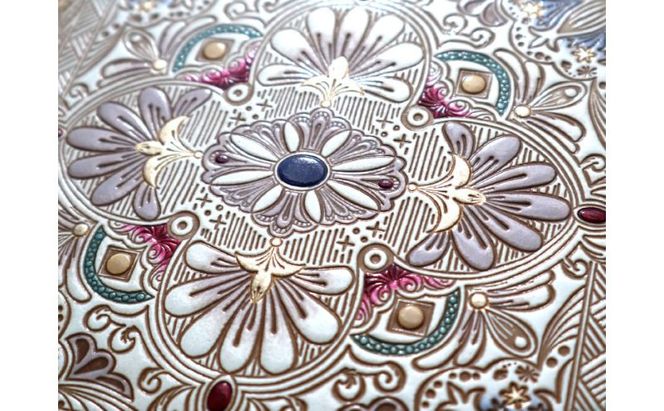 【文庫屋大関】パーソナルホルダー　夢幻のタピ【皮革工芸品】 民芸品 雑貨 日用品 文房具 革小物 革製品 ファイル ケース 