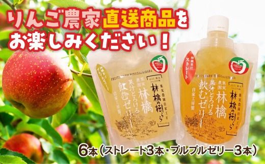 D377 林檎果汁とろける飲むゼリーセット