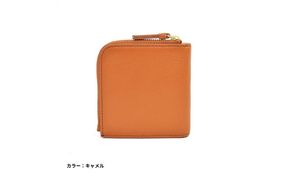 レディース本革2つ折り財布 4M3-1152（・キャメル）