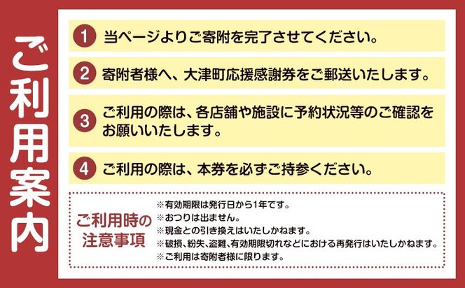 大津町 応援感謝券 選べる 3000円 5000円 10000円 15000円 20000円 30000円 観光協会《30日以内に出荷予定(土日祝除く)》熊本県 大津町 飲食店 宿泊施設---iso_knkknsy_30d_r7_13000_3i---
