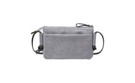 豊岡鞄　TUTUMU スエード Osanpo Wallet（S3101）ミックスグレー