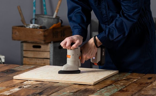 マルチギア 3点セット 18V JM18A3S サンドベージュ ドリルドライバー サンダー ジグソー 穴あけ 切断 研磨 セット USB Type-C アイリスオーヤマ DIY 家具組み立て 電動工具 18V